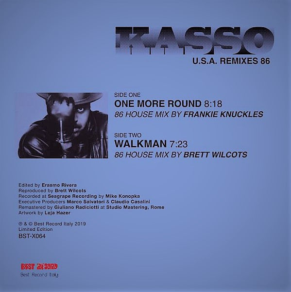 Kasso : One More Round (86 House Mix) / Walkman (86 House Mix) (12", TP)