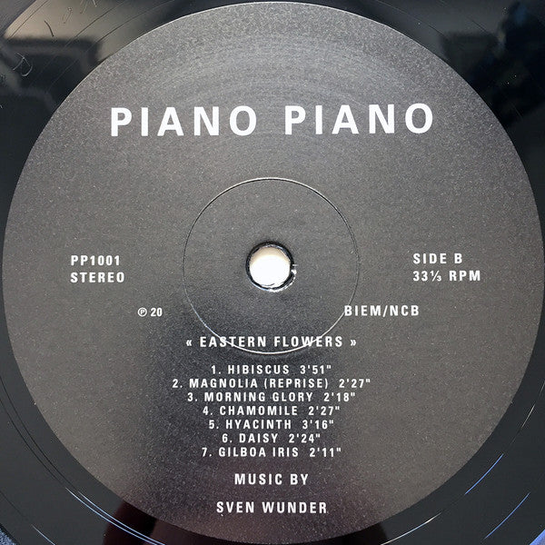 Sven Wunder – Eastern Flowers (LP, Piano Piano, 2020) Image 5