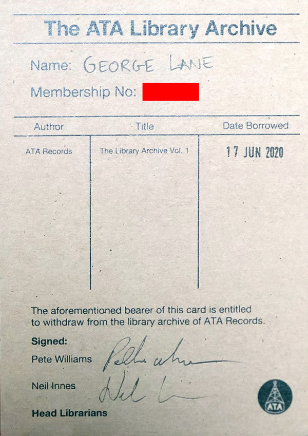 ATA Records – The Library Archive Vol. 1 (LP, Yellow, ATA Records, 2020) Image 3