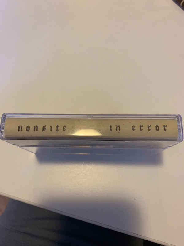 Nonsite – In Error (Cassette, Seith Communiti, 2020) Image 5