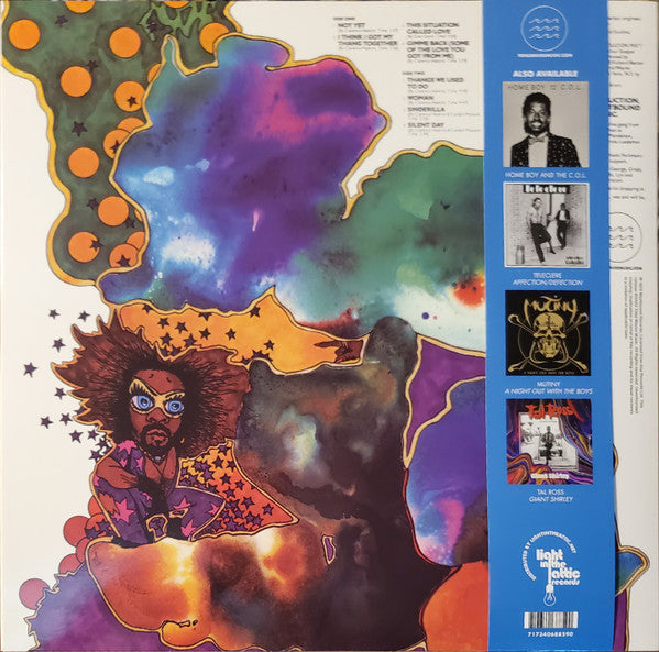 Fuzzy Haskins – Radio Active (LP, White, Tidal Waves Music, 2022) Back Cover