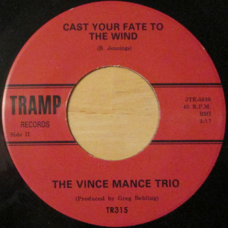 The Vince Mance Trio – Big Boy (7", Tramp Records, 2023) Back Cover