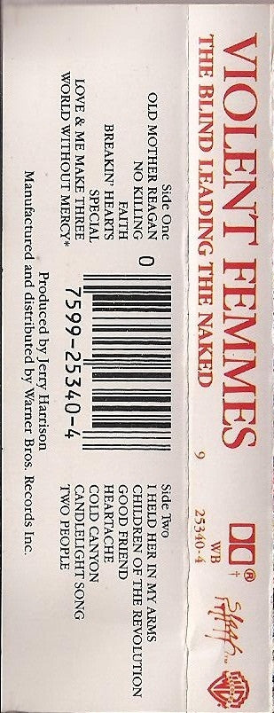 Violent Femmes : The Blind Leading The Naked (Cass, Album, Dol)