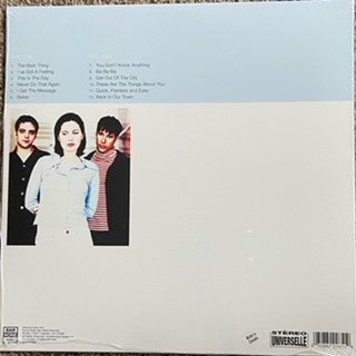 Ivy – Apartment Life (LP, White Vinyl, Bar/None Records, 2023) Back Cover