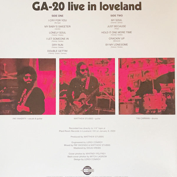 GA-20 : Live In Loveland (LP, Album, Gat)