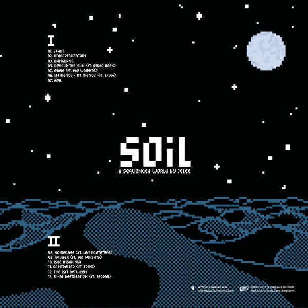 Jelee – Soil (LP, Wicked Wax Amsterdam, 2023) Back Cover