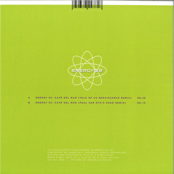 Energy 52 : Café Del Mar (12")