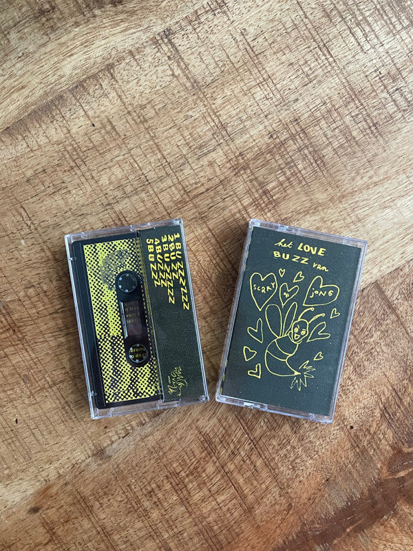 Scary de Jong – Het Love Buzz van Scary de Jong (Cassette, South of North, 2023) Back Cover