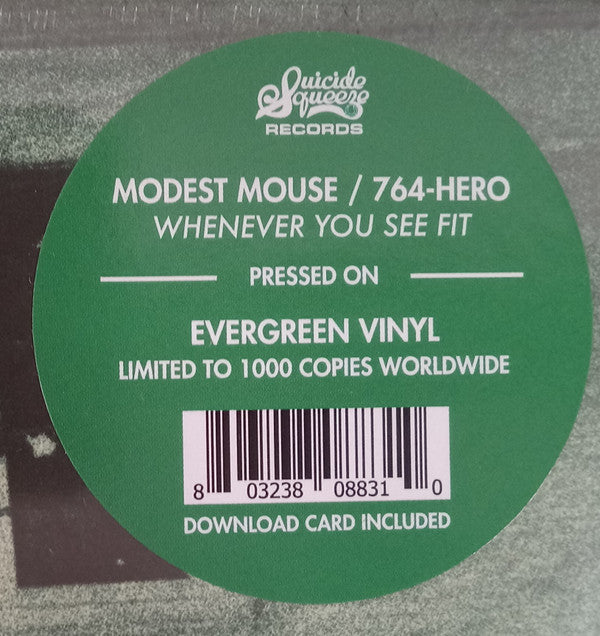 Modest Mouse / 764-HERO : Whenever You See Fit (12", EP, Ltd, RP, Eve)
