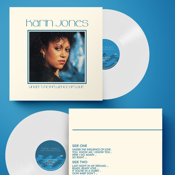 Karin Jones : Under The Influence Of Love (LP, Album, Ltd, RE, Whi)