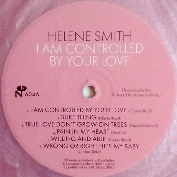Helene Smith – I Am Controlled By Your Love (LP, Pink Metallic, Numero Group, 2023) Image 5