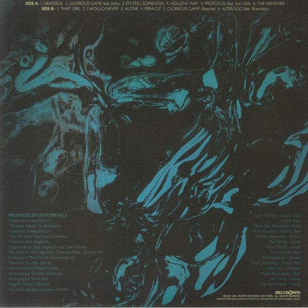 El Michels Affair Black Thought – Glorious Game (LP, Blue, Big Crown Records, 2023) Back Cover