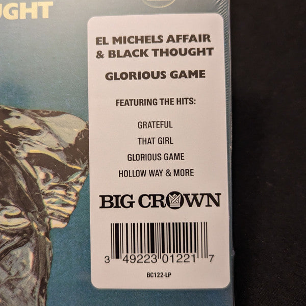 El Michels Affair Black Thought – Glorious Game (LP, Big Crown Records, 2023) Back Cover