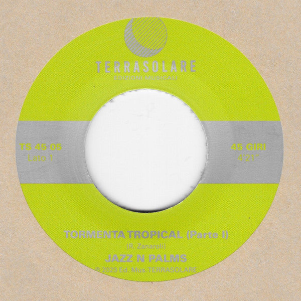 Jazz N Palms – Tormenta Tropical (7", Terrasolare, 2023) Front Cover