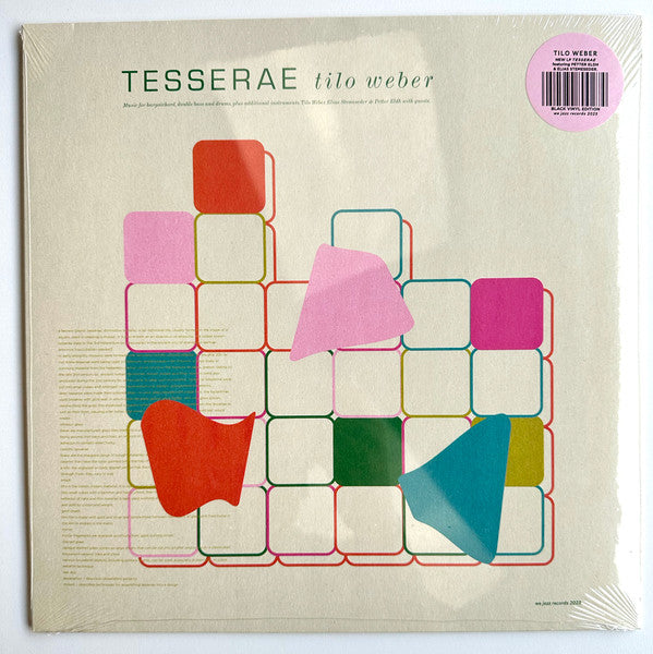 Tilo Weber – Tesserae (LP, We Jazz, 2023) Front Cover