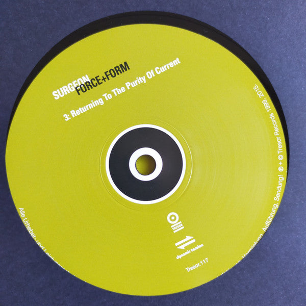 Surgeon – Force+Form (2x12", Tresor, 2023) Image 5
