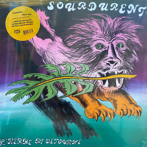 Sourdurent – L'Herbe De Détourne (LP, Les Disques Bongo Joe, 2023) Front Cover