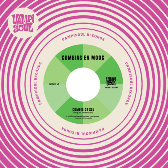 Cumbias En Moog – Cumbia De Sal / Cumbia Sobre El Mar (7", Vampi Soul, 2023) Front Cover