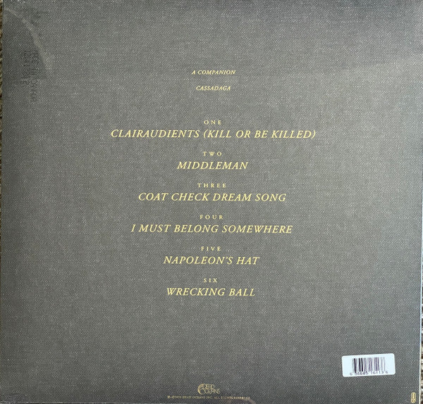 Bright Eyes – Cassadaga (A Companion) (12", Gold, Dead Oceans, 2023) Back Cover