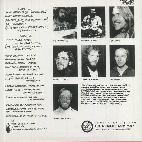 Rupa – Disco Jazz (LP, Rainbow, Numero Group, 2023) Back Cover