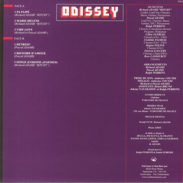 Odissey – Pa Flipé (LP, New Dawn, 2023) Back Cover