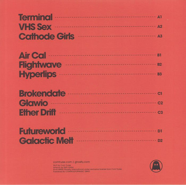 Com Truise – Galactic Melt (2xLP, Ghostly International, 2023) Back Cover