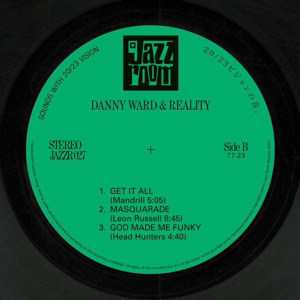 Danny Ward & Reality – Danny Ward & Reality (LP, Jazz Room Records, 2023) Image 4