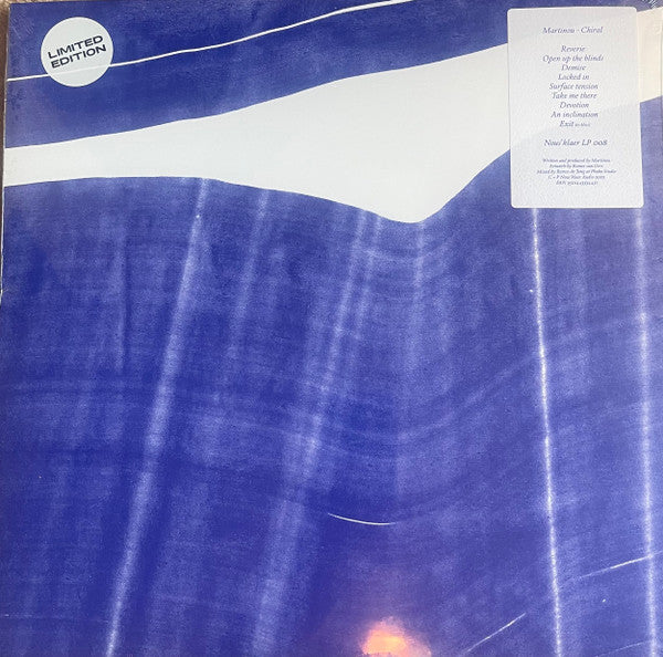 Martinou – Chiral (2xLP, White, Nous'klaer Audio, 2023) Front Cover