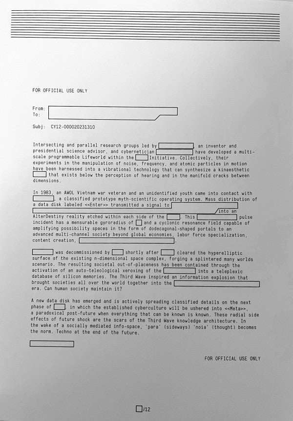 Cybotron : Maintain The Golden Ratio (12", Single, 180)