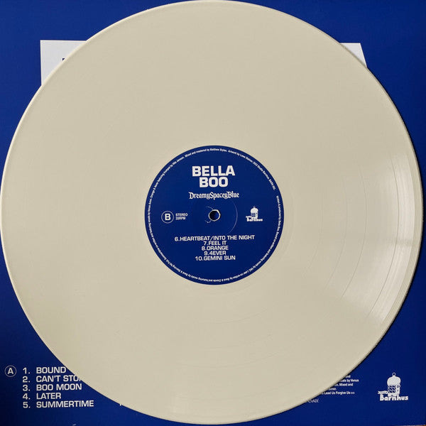 Bella Boo : DreamySpaceyBlue (LP, Album, Whi)