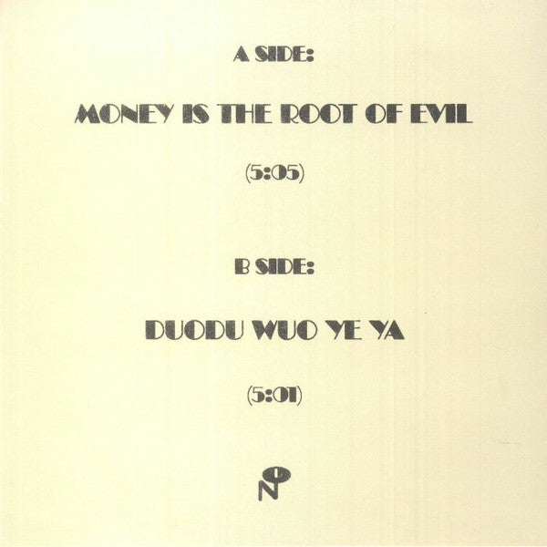 Dan Boadi And The African Internationals – Money Is The Root Of Evil / Duodu Wuo Ye Ya (7", Clear, Numero Group, 2023) Back Cover