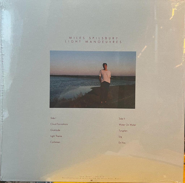 Miles Spilsbury – Light Manoeuvres (LP, New Dawn, 2023) Back Cover