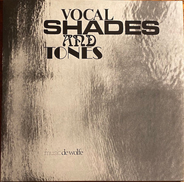 Barbara Moore – Vocal Shades And Tones (LP, Music De Wolfe, 2023) Front Cover