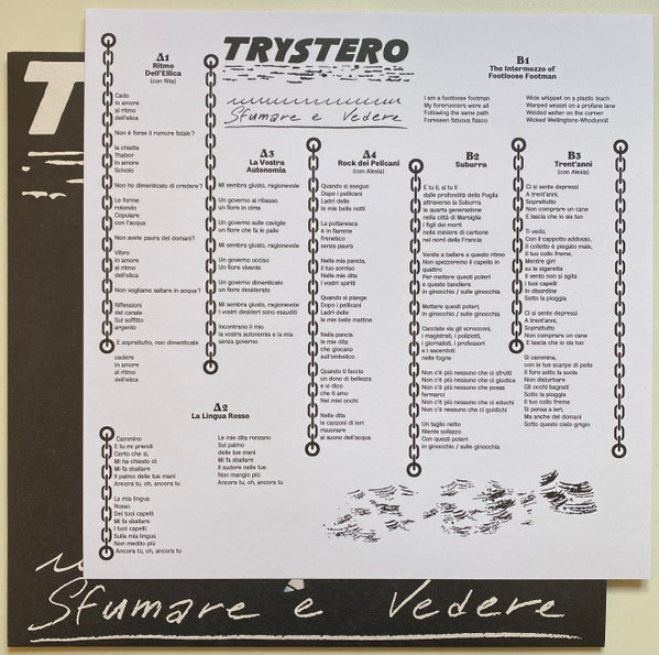 Trystero – Sfumare e Vedere (LP, Knekelhuis, 2024) Image 4
