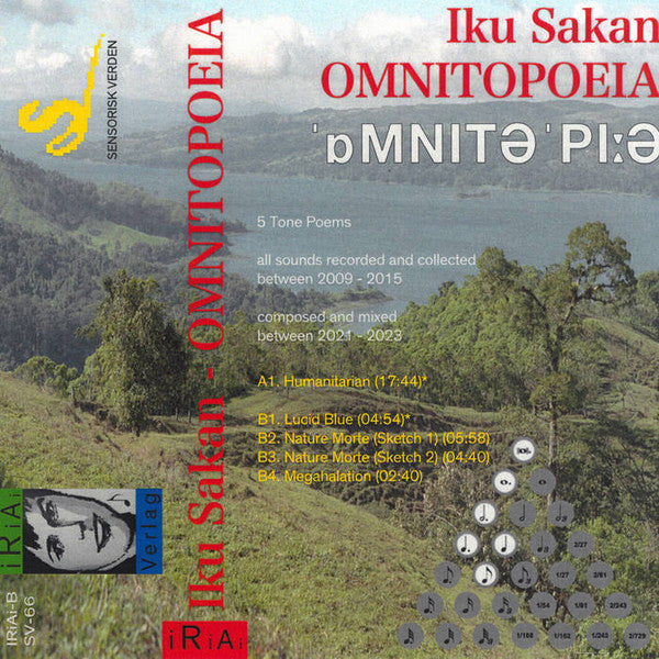 Iku Sakan – Omnitopoeia (Cassette, Iriai Verlag, 2023) Front Cover