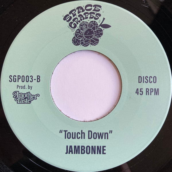 Jambonne – Carpet Ride / Touch Down (7", Space Grapes, 2024) Back Cover