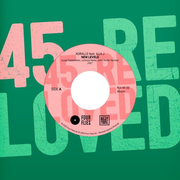 Koralle, Illa J, Modern Sound Quartet : New Levels (feat. Illa J) / Chartreuse (7")