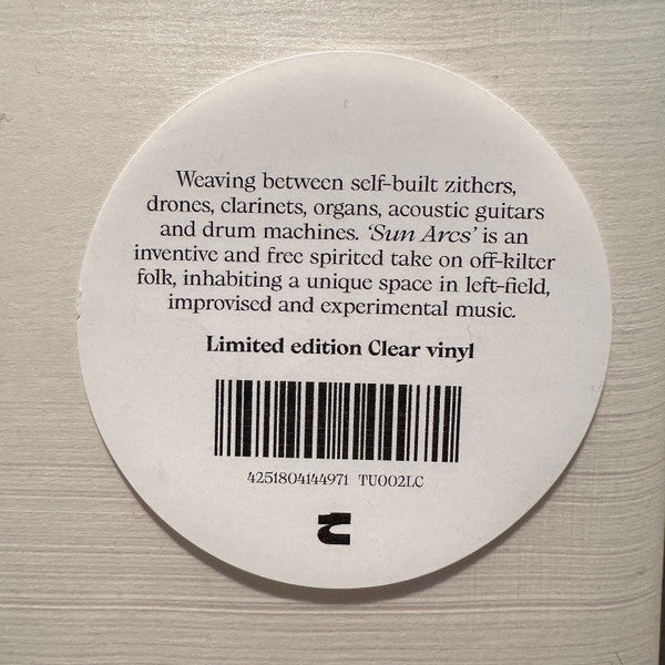 Blue Lake – Sun Arcs (LP, Clear, Tonal Union, 2024) Image 4