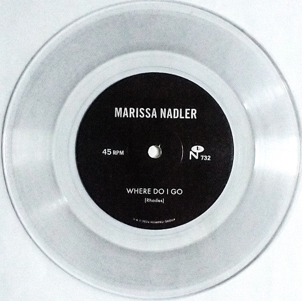 Marissa Nadler Happy Rhodes – Where Do I Go (7", Clear, Numero Group, 2024) Image 5