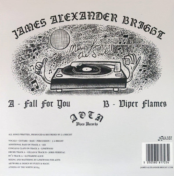 James Alexander Bright : Fall For You (7", Single)