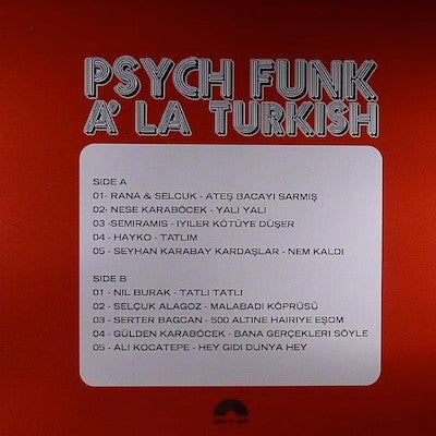 Various – Psych Funk Á La Turkish Vol. 2 (LP, Turk-A-Disk, 2012) Back Cover