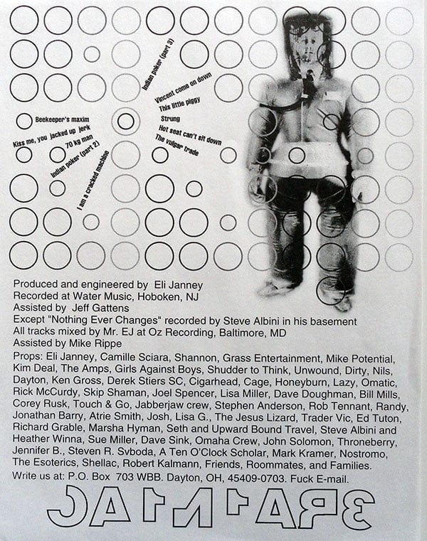 3RA1N1AC – Hissing Prigs In Static Couture (LP, Touch And Go) Image 5