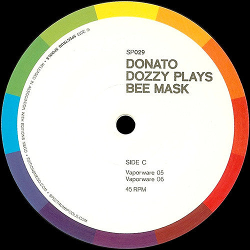Donato Dozzy : Donato Dozzy Plays Bee Mask (2x12", Album)