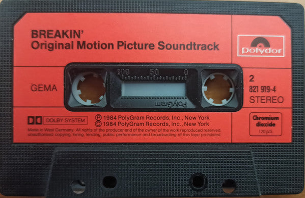 Various – Breakin' - Original Motion Picture Soundtrack (Cassette, Polydor, 1984) Image 4