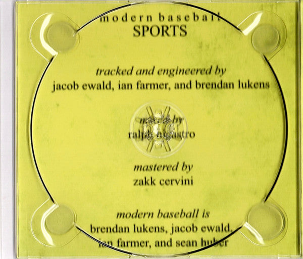 Modern Baseball – Sports (CD, Lame-O Records, 2012) Image 5