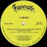 7 Samurai – Shake It Dub / Cosmic Jam (12", Favorite Recordings, 2015) Back Cover