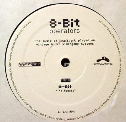8-Bit Operators 8-Bit – Pocket Calculator (Glomag Mega-Mix) / The Robots (12", Astralwerks, 2007) Image 5