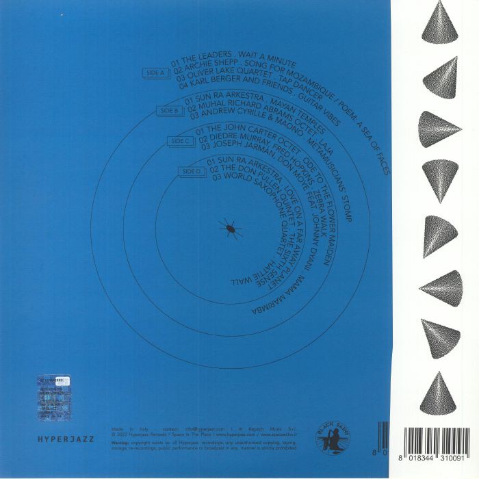 Various – Hyperituals Vol. 2 - Black Saint (2xLP, Gatefold, Hyperjazz Records, 2023) Back Cover