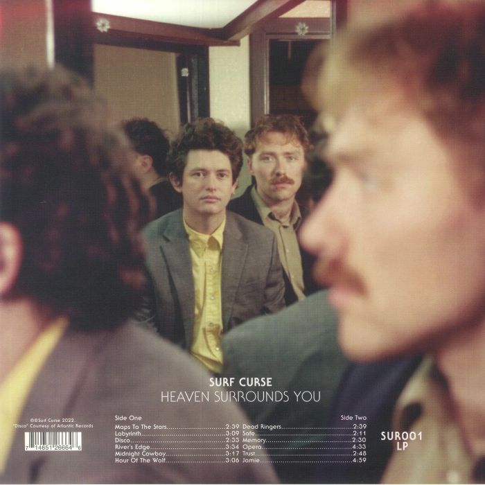 Surf Curse – Heaven Surrounds You (LP, Not On Label (Surf Curse Self-released), 2023) Back Cover