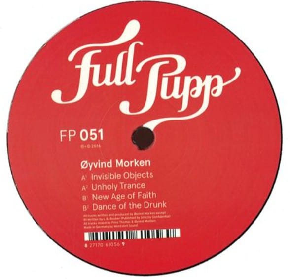 Øyvind Morken – Invisible Objects (12", Full Pupp, 2016) Front Cover